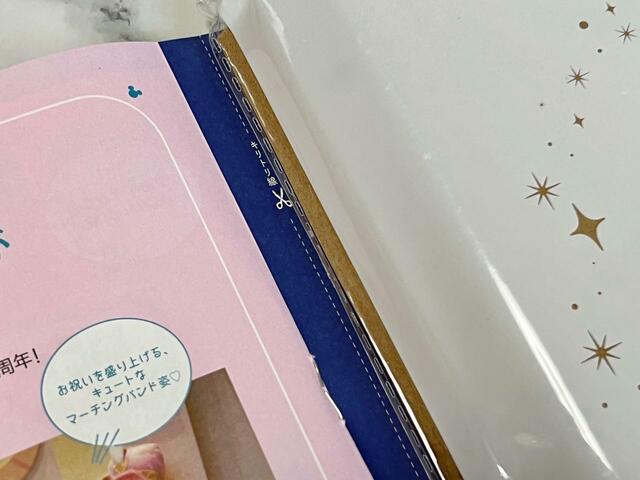 【Disney store 30TH ANNIVERSARY BOOK】切り取り線に沿ってページごと切り取りましょう！