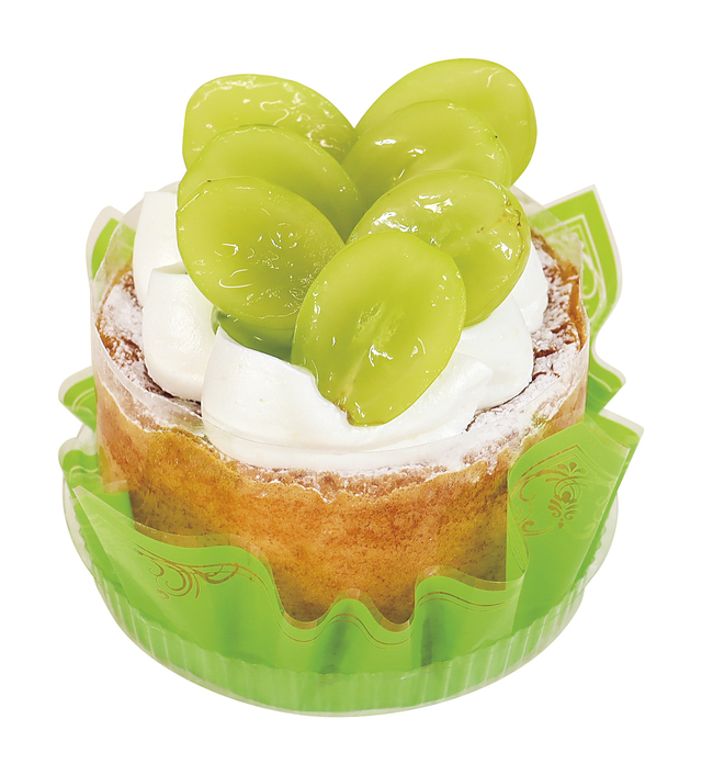 「不二家のシフォンケーキ（シャインマスカット）」＜11月16日（木）～19日（日）の4日間限定発売、税込680円＞ 【不二家創業113周年 創業祭セール】