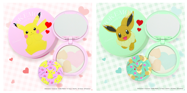 ピンク系（ピカチュウ）とミント系（イーブイ）