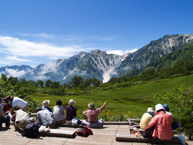 白馬大雪渓｜栂池自然園「展望湿原」