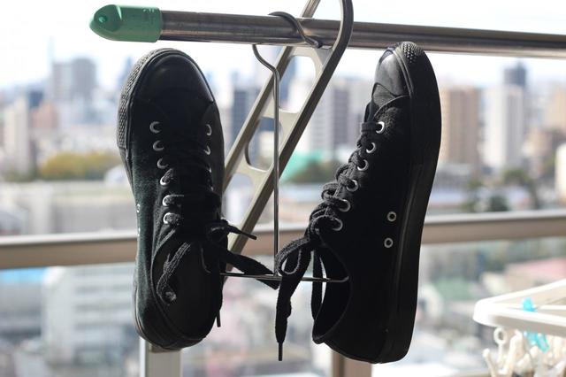 ダイソー　ステンレスシューズハンガー