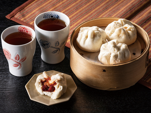 「叉焼饅頭（チャーシューまんじゅう）」＜期間：2026年1月22日〜＞【時間無制限で本格中華の“ごちそう”が食べ放題！「蟹おこわ」や「エビチリ」が味わえる贅沢三昧な『ごちそうコース』が新登場！】