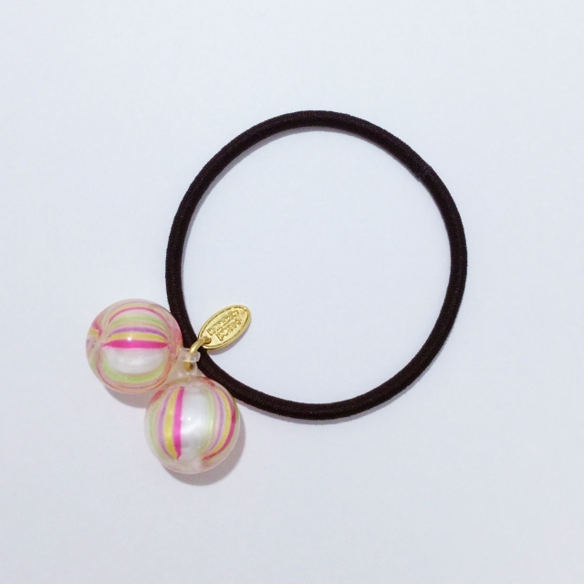 飴のヘアゴム「小粒てまり錦」 約6g 1,080円(税込)
