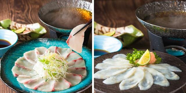 ふぐしゃぶ・ぶりしゃぶ