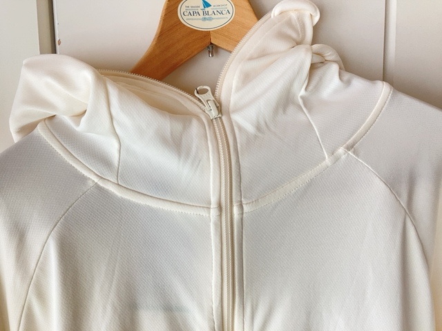 【ワークマン レディースクールサンシェードパーカー】接触冷感機能付きで、触るとひんやり！