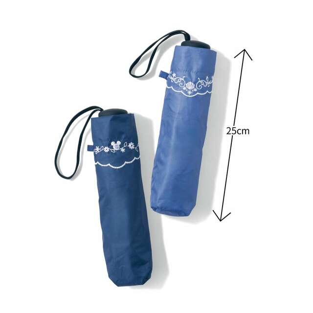 １級遮光晴雨兼用刺繍折りたたみ日傘（選べるキャラクター）｜￥6,490 （税込）