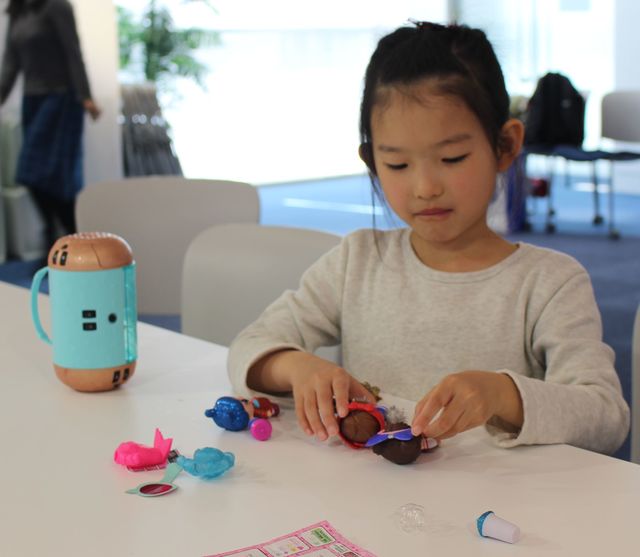 出てきたドールを並べてみるよ！