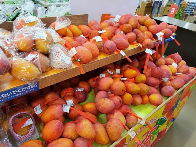 島の駅みやこには宮古島のフルーツがたくさん