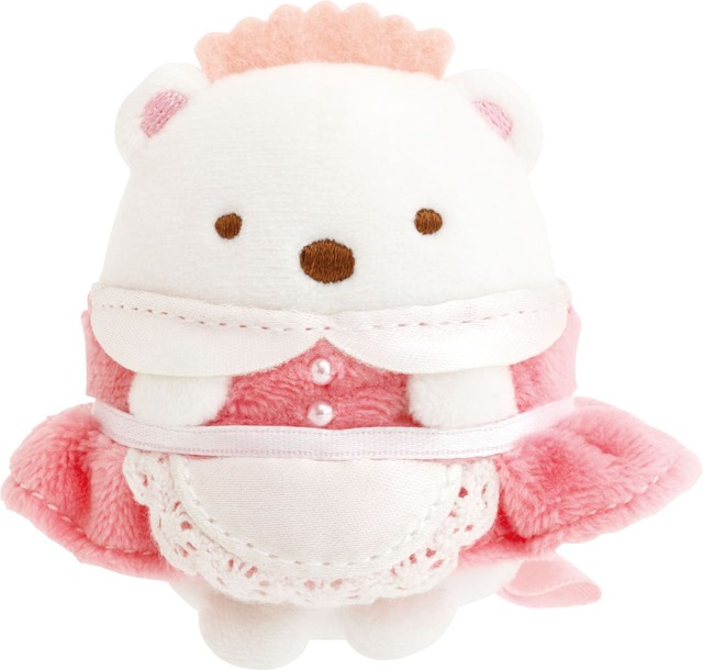 【すみっコぐらし新商品】「てのりぬいぐるみ」1,540円／しろくま（ウェイトレス）