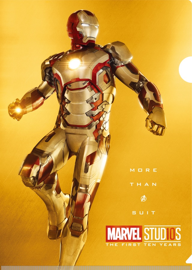 クリアファイルセットF(アイアンマン、ウォーマシン、ホークアイ、ブラック・ウィドウ、ハルク)