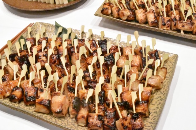 一口サイズの焼き物も