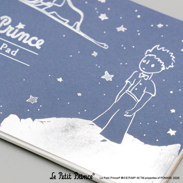 【ROKKAKU×星の王子さま】表紙から本文まで箔押しされたこだわりの一筆箋