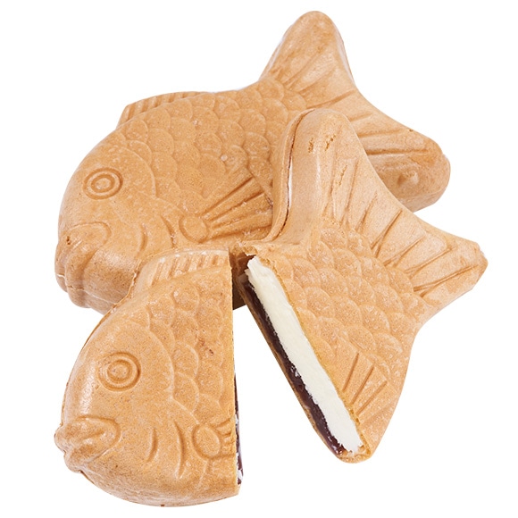 【シャトレーゼのアイス売上ランキング 9位】「和菓子アイス たい焼き最中バニラ しっぽまであん」108円（税込）