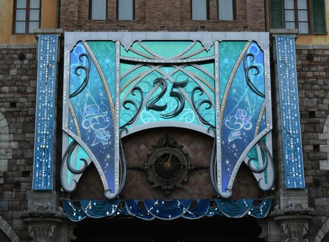 東京ディズニーシー25周年「スパークリング・ジュビリー」デコレーション