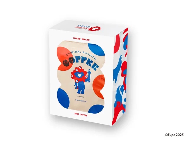 大阪・関西万博公式ライセンス商品「ミャクミャクドリップコーヒー(箱入り)」