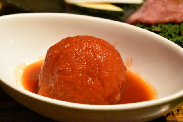 トマトのキムチが美味しい！