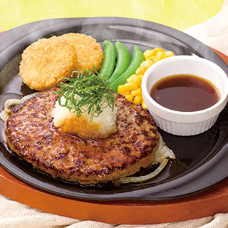 ビーフ 100％超あらびきハンバーグ大葉おろしの和風醤油ソース