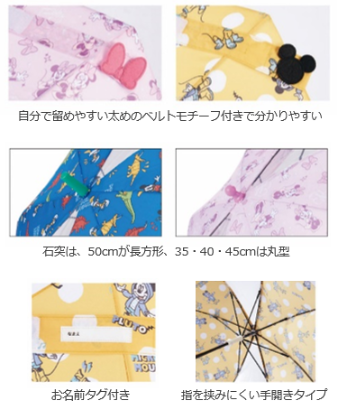 フチまる傘 ディズニー|税込 2,178円 ※6/14(金)発売予定