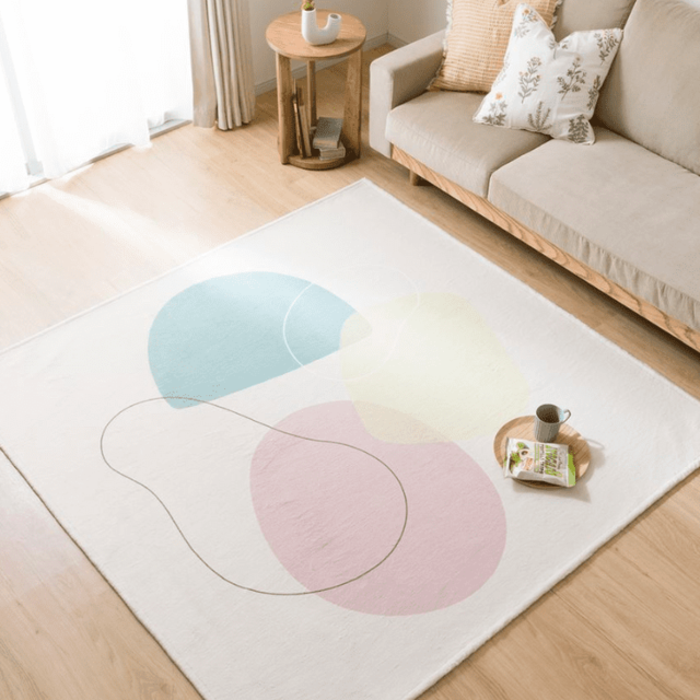 【ニトリ】ファーデザインラグ　GC01