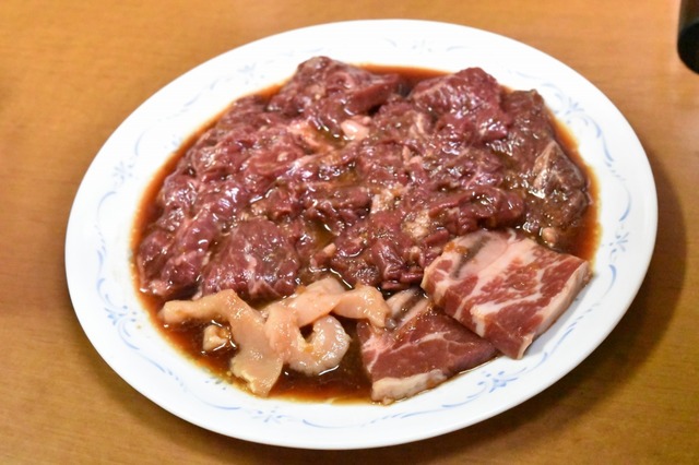 ハラミ・ミノ・カルビが入った「てっちゃん」