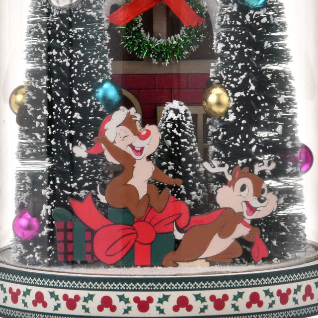チップ＆デール オーナメント ライトアップ ドーム DISNEY CHRISTMAS 3,300円