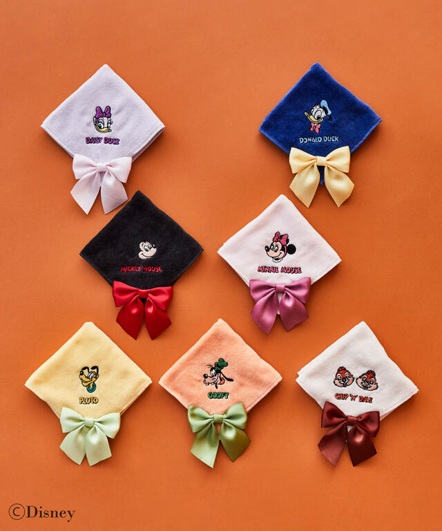 タオルハンカチ 1,980円｜Maison de FLEUR ディズニーコレクション「レトロ/ミッキーマウスシリーズ」