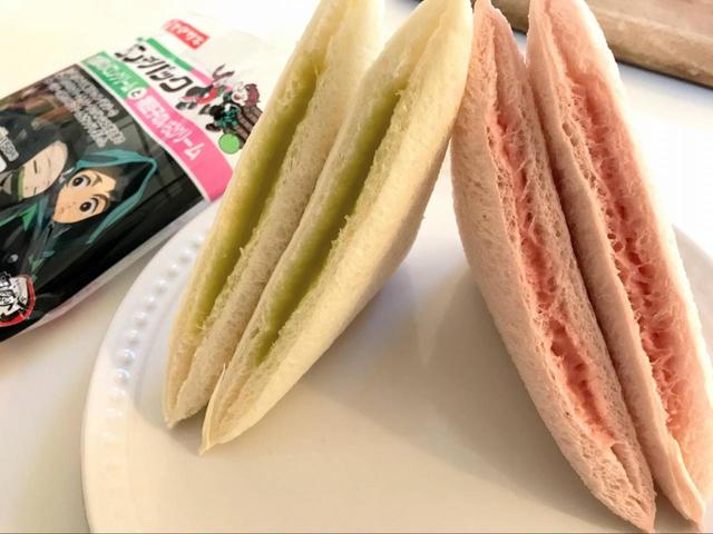 中のクリームもパンと同じ色！