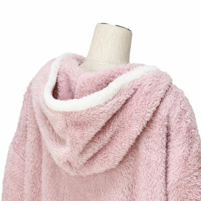 サンゴフリース ブランケットローブ