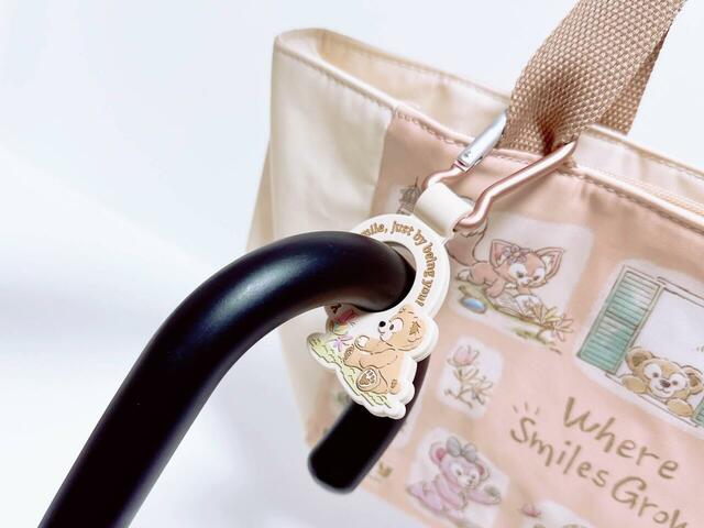 傘の持ち手を通せて便利（短時間にしましょう）