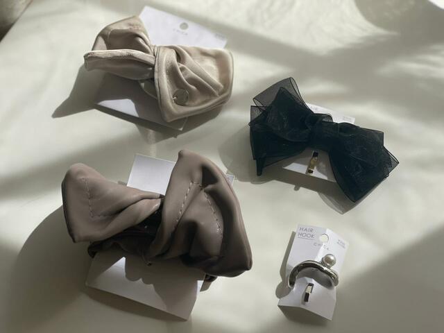 【3COINS　ヘアアクセサリー】ヘアフック・デフトバンを2種類ずつご紹介！