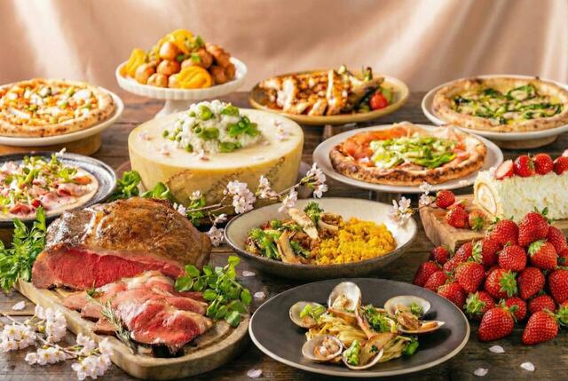 「XEX 日本橋」<期間:2026年2月25日~>【フレッシュ苺&苺スイーツ、本格イタリアンが食べ放題!「XEX」4店舗で贅沢ランチブッフェ順次スタート!】