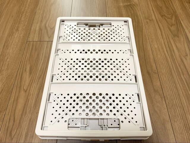 【デコホーム たためる収納ボックス（ハーフ）】コンパクトに大変身！