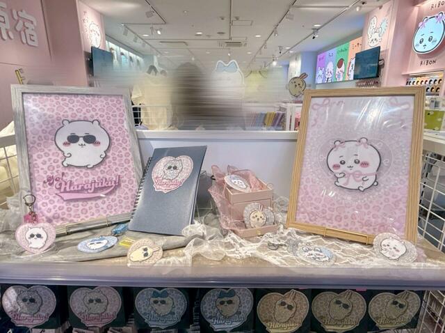 リニューアル記念商品がかわいくディスプレイされたコーナーも♪