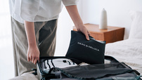 【DEAN ＆ DELUCAトラベルバッグ】収納用の専用ポーチ付き！普通のポーチとして使うのもおすすめです◎