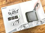 【sutto(スット)スマートフライパン18cm 】キッチンの隙間にスッと自立します!