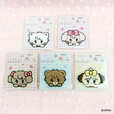 【リルアラモード】「刺繍ステッカー」各550円／ムース、ラテ、キャミ―、スフレ、ナッツの全5柄