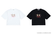【MILKFED.×ハローキティ】「SUN-KISSED F2F S/S TEE」¥6,600(WHITE,BLACK/ONE SIZE)