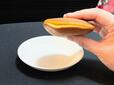 【くらしにベルク　くぅちゃんの満天栗どら】実測の厚みは2.5cmでした