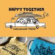 【millvalley（ミルヴァレー）】『Place where you meet cats』ポーチ 3,520円、『Happy Together』リネントート 5,500円