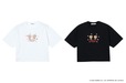 【MILKFED.×ハローキティ】「SUN-KISSED F2F S/S TEE」￥6,600（WHITE,BLACK/ONE SIZE）
