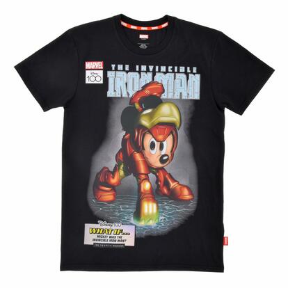 ディズニー　marvel ミッキー　コラボtシャツ ディズニーの仲間たちがマーベルのヒーローに！ ディズニー100