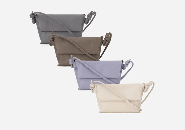 本革撥水フラップミニショルダー