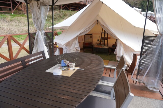 【THE FARM】グランピングテントの様子