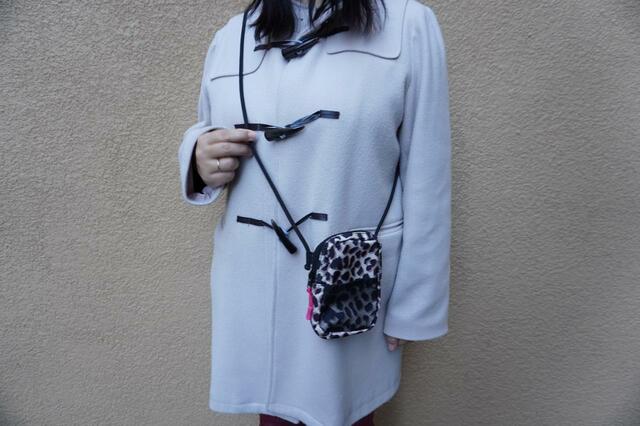 ミニショルダーを斜めがけしてみたところ