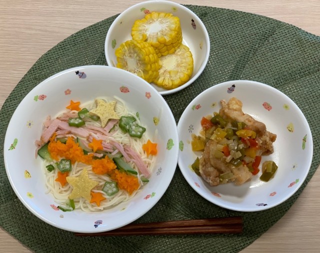 明日葉保育園の給食例