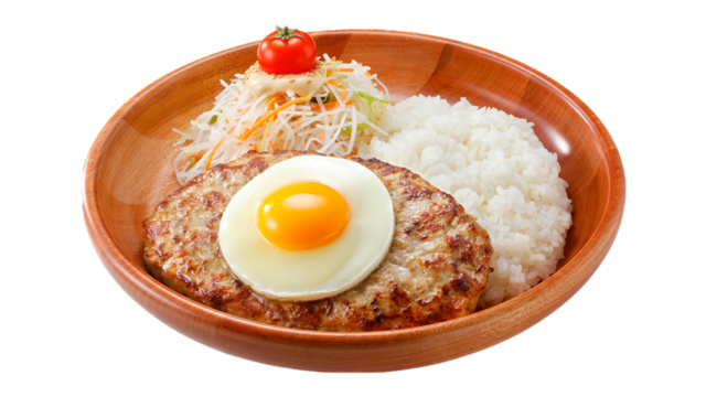 「エッグバーグディッシュ」＜価格：S ￥940 / M ￥1,120 / L ￥1,420＞【びっくりドンキー「2024年人気メニューTOP10」発表！人気メニューも楽しめる「ドンキー満喫セット」期間限定登場！】