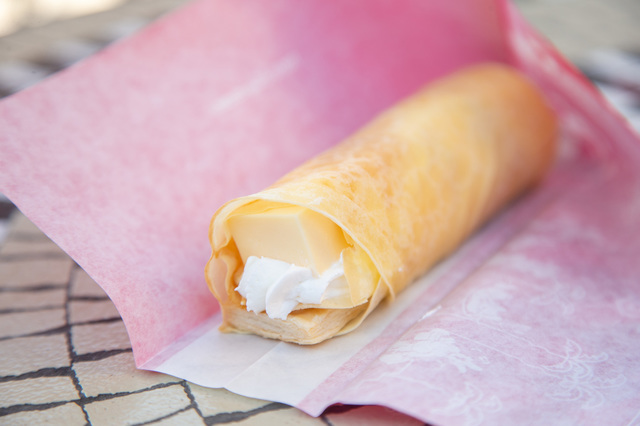 スペシャルクレープ　プリン ¥520