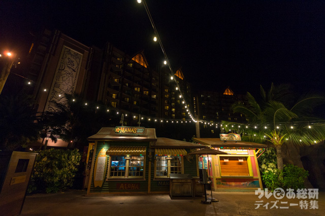 「アウラニ・ディズニー・リゾート & スパ コオリナ・ハワイ」の夜景