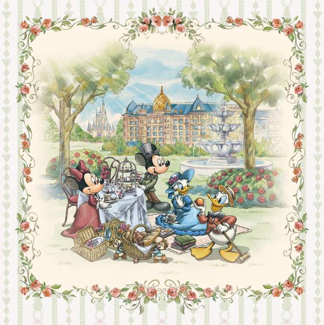 掛けふとんカバー デザインイメージ|東京ディズニーランドホテル宿泊者限定オリジナルグッズ