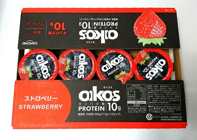 ダノンジャパン オイコス ストロベリー 113g×12カップ 1048円